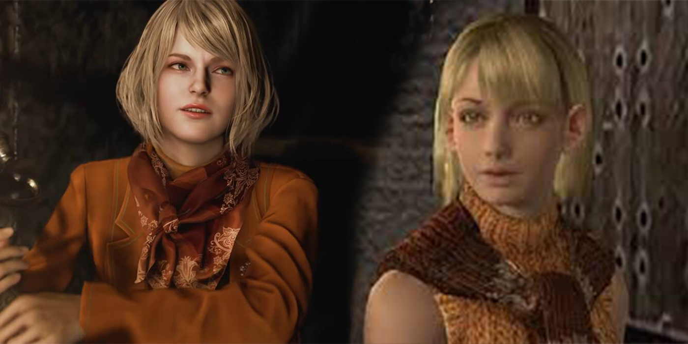 Resident Evil 4 Remake New Classic Ashley Original Face Model (2005) 