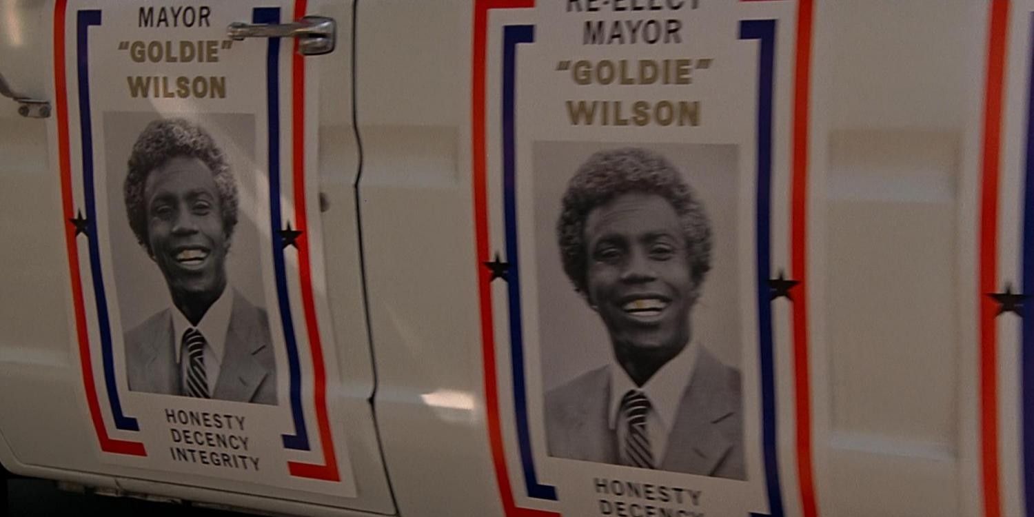 Poster of Mayor Goldie Wilson
