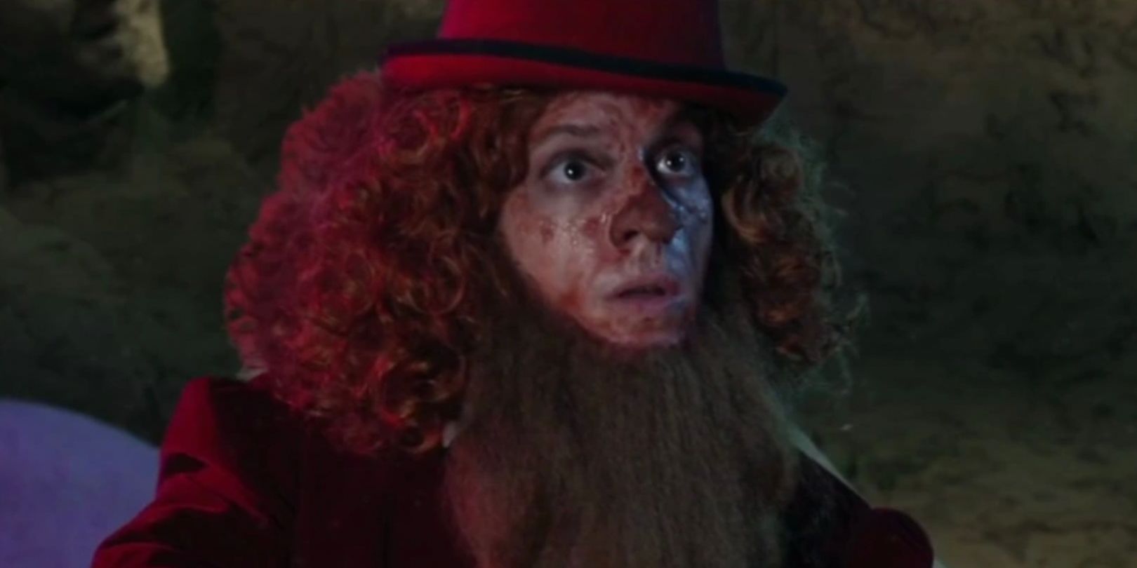 A man with a beard and a red hat in Unlucky Charms