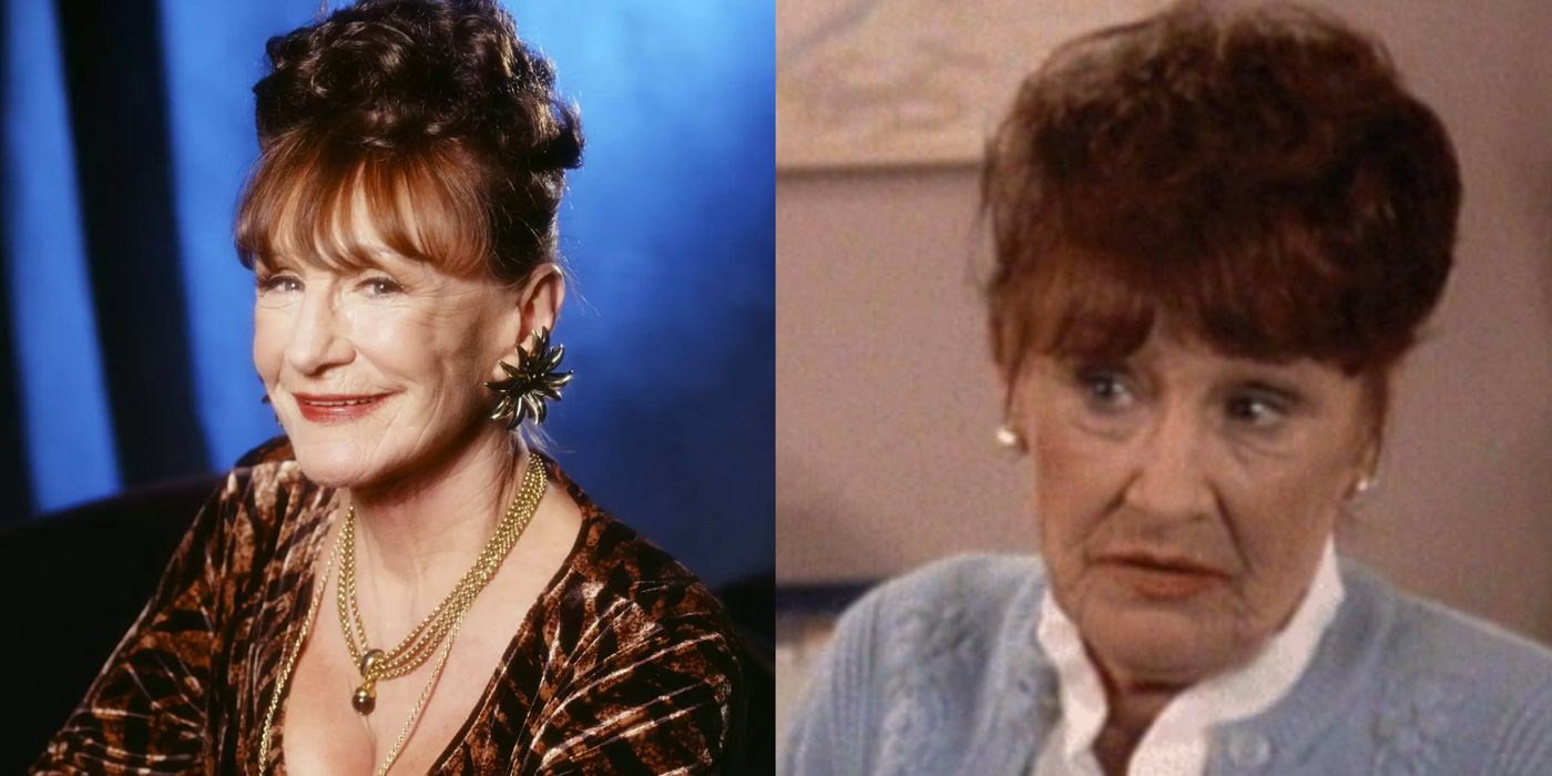A split image of Elmarie Wendel in 3rd Rock from the Sun and George Lopez