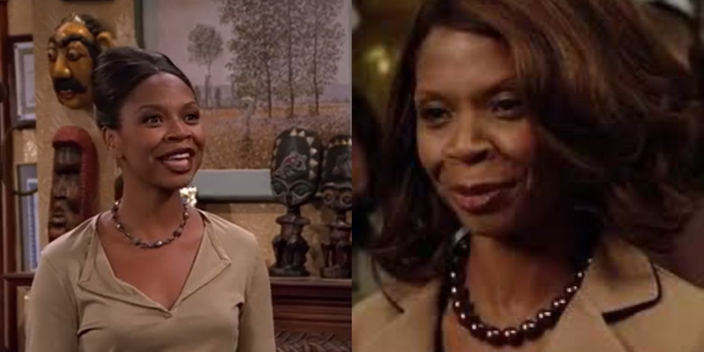 A split image of Simbi Khali from 3rd Rock from the Sun and Weeds 