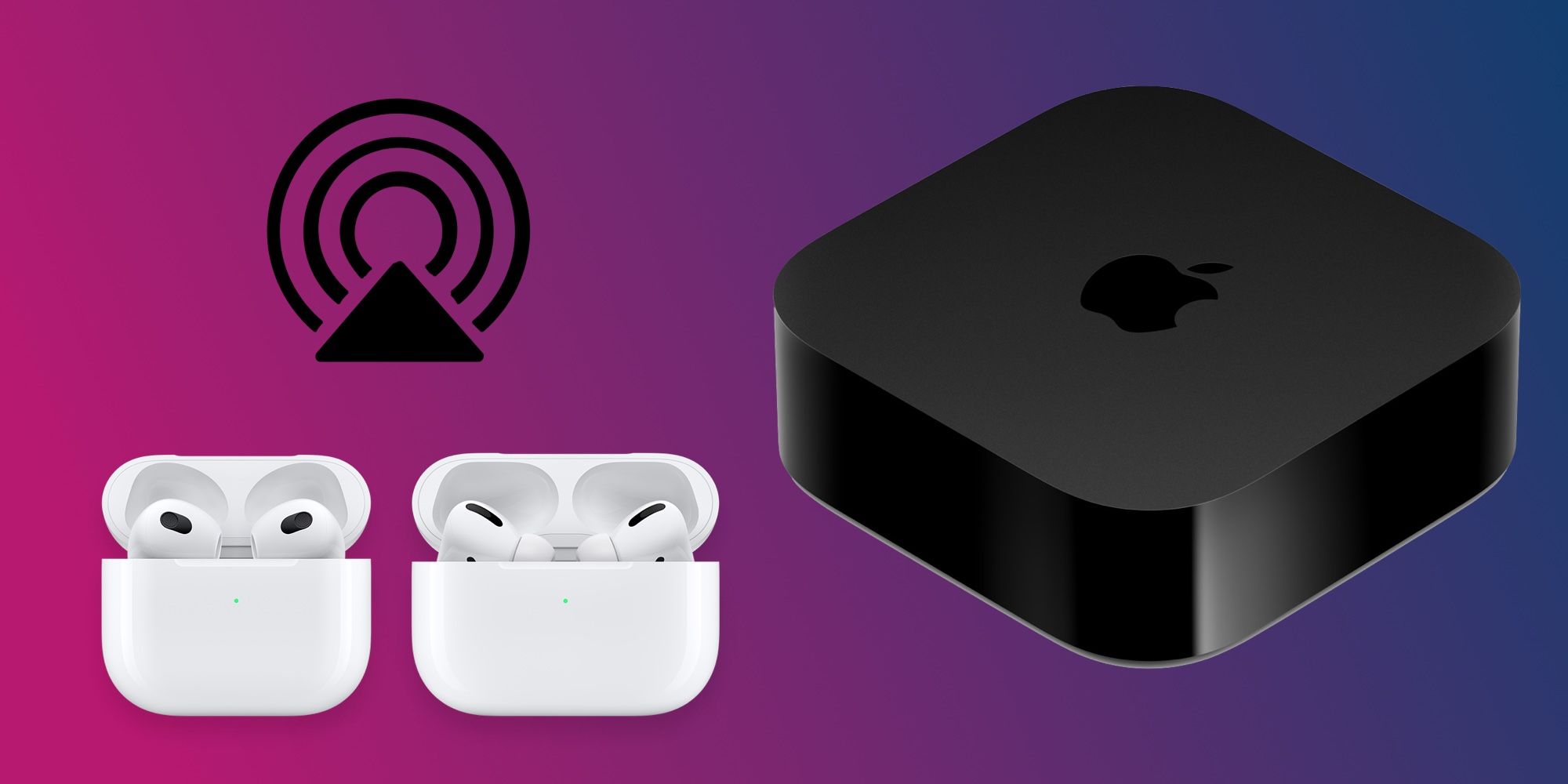 Sharing audio with AirPods on Apple TV