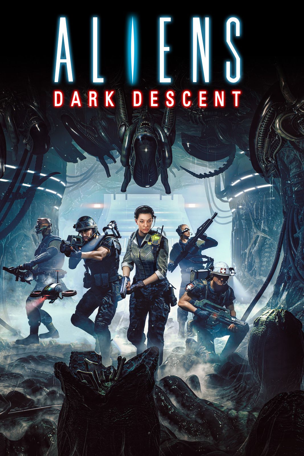Poster permainan Aliens Dark Descent