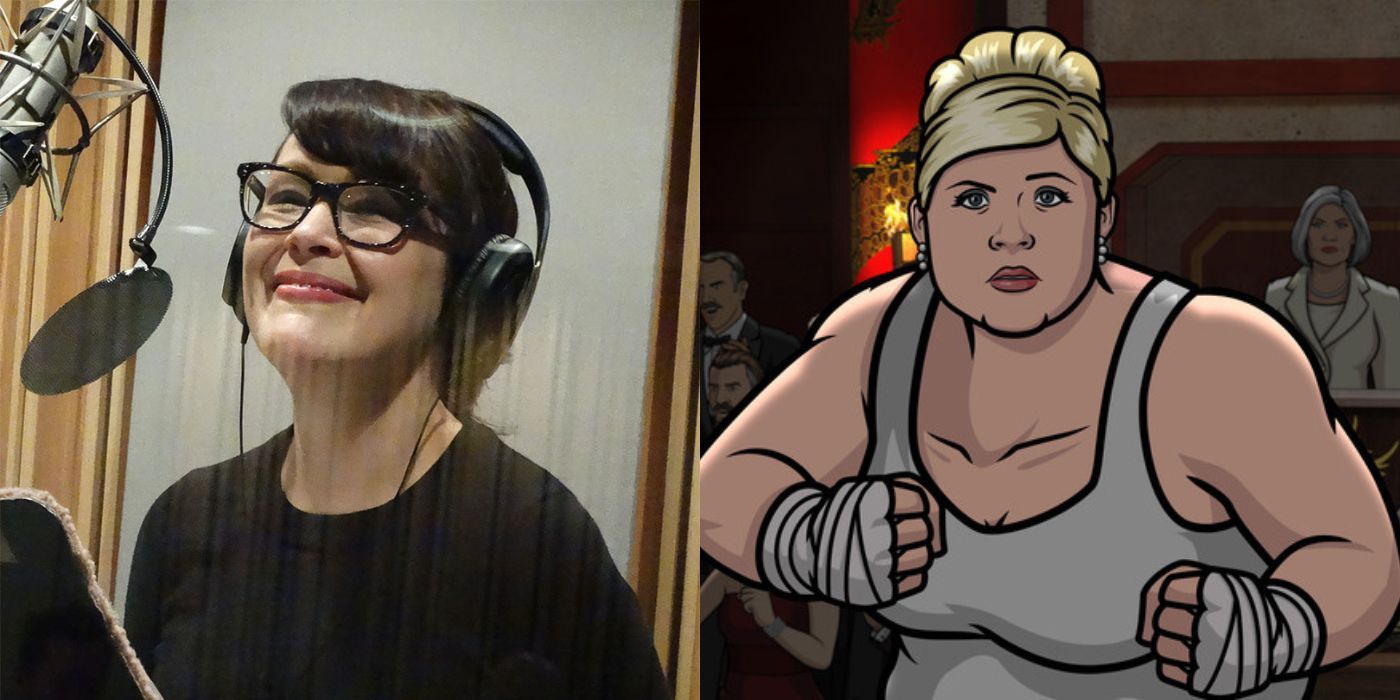 Amber Nash and Pam in Archer