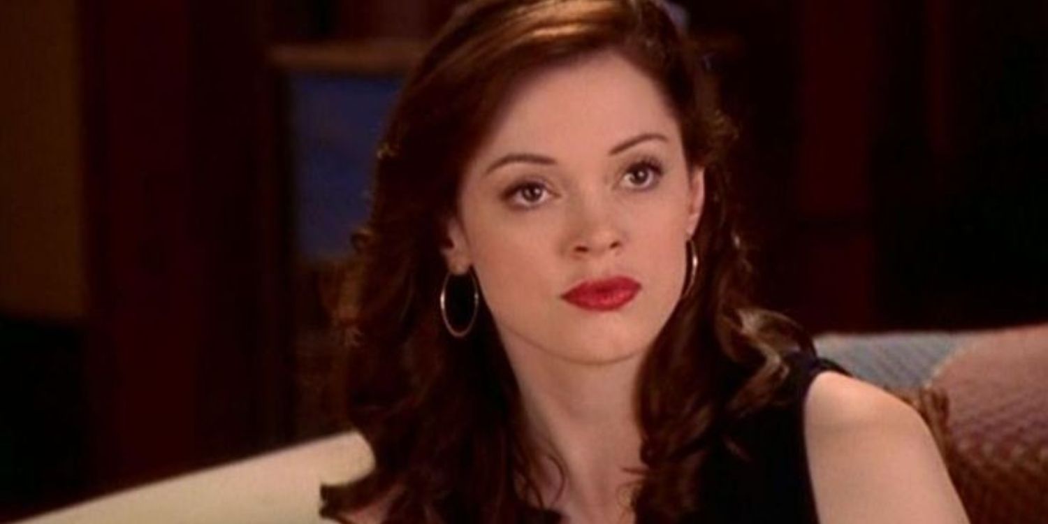 An image of Paige looking serious in Charmed