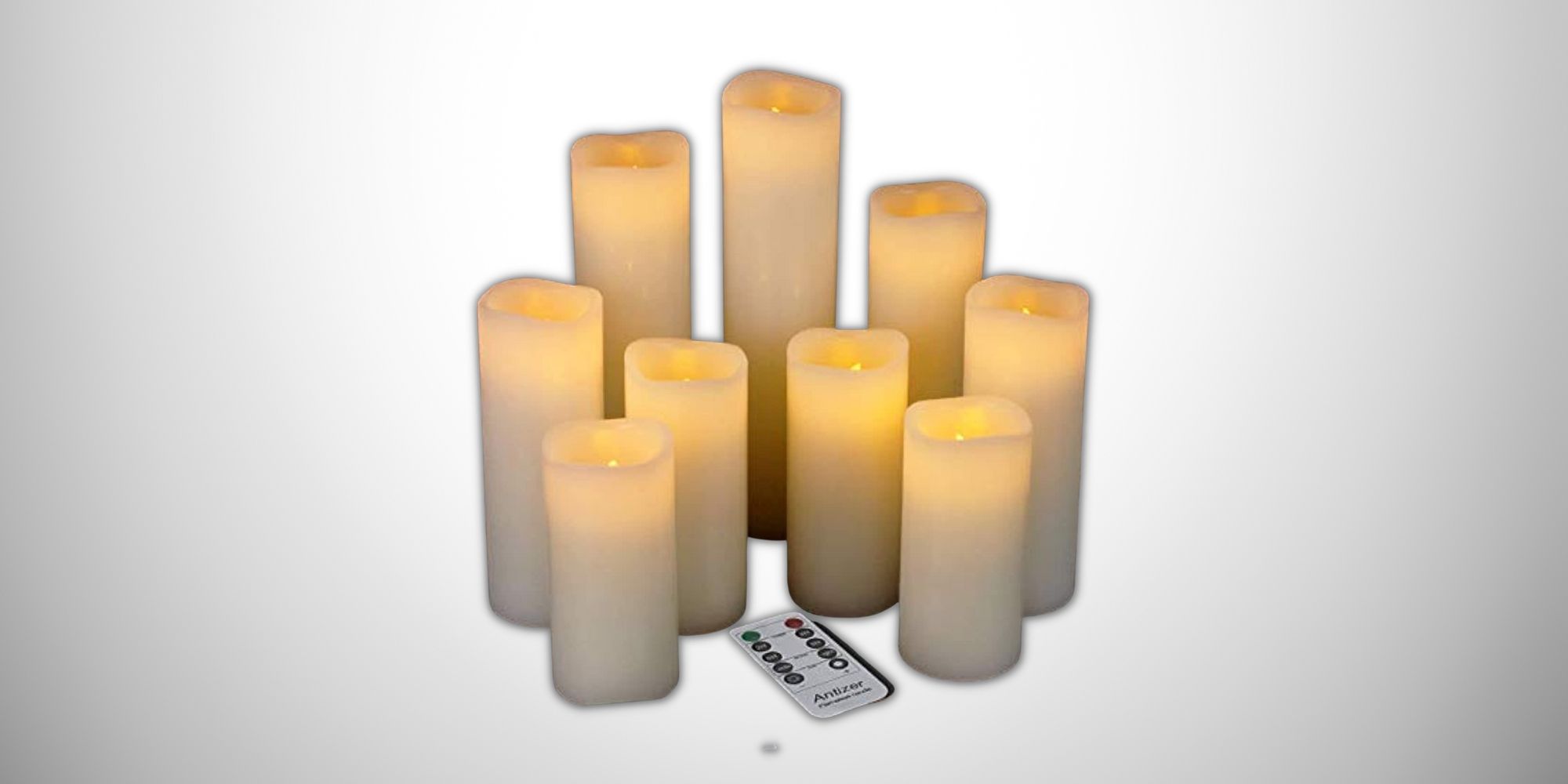 Antizer Flameless candles With Remote