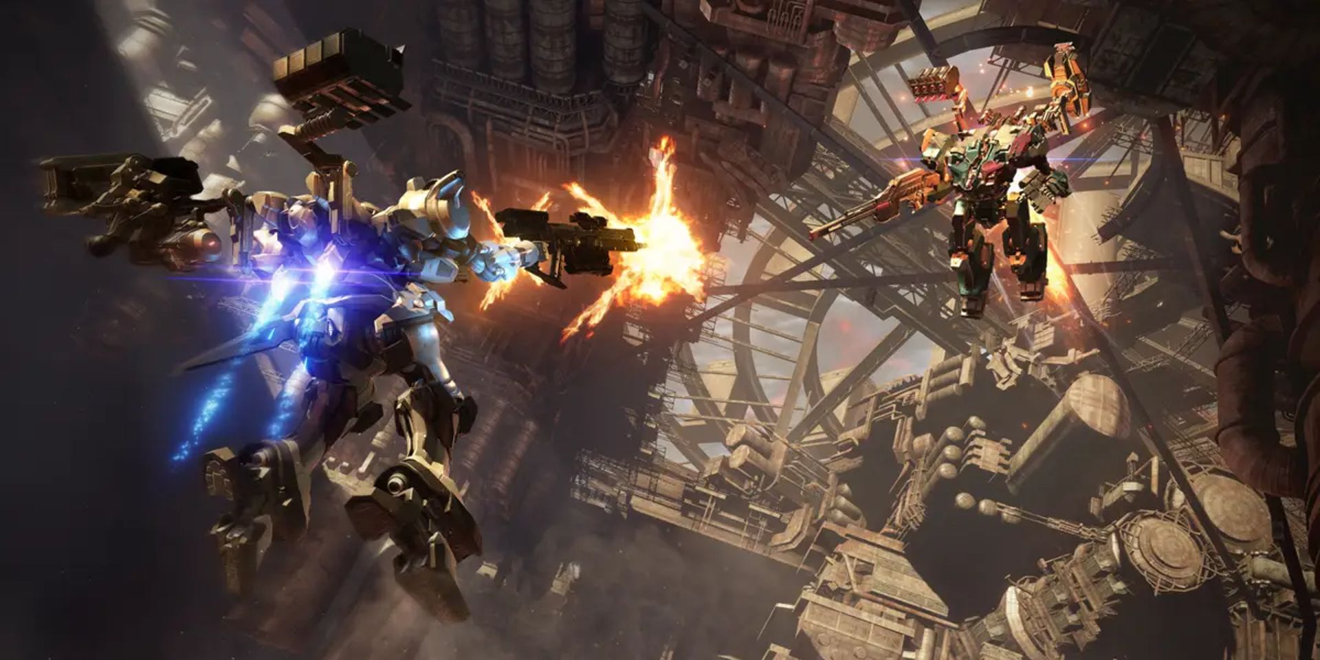Armored Core VI New Gameplay Shows Complex Levels, A Big Boss Battle, and  More