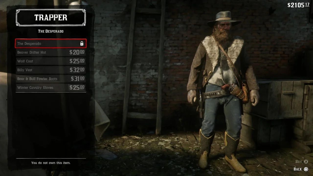 Arthur Morgan Wearing The Desperado outfit in Red Dead Redemption 2