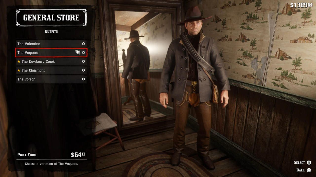 Arthur Morgan Wearing The Vaquero outfit in Red Dead Redemption 2