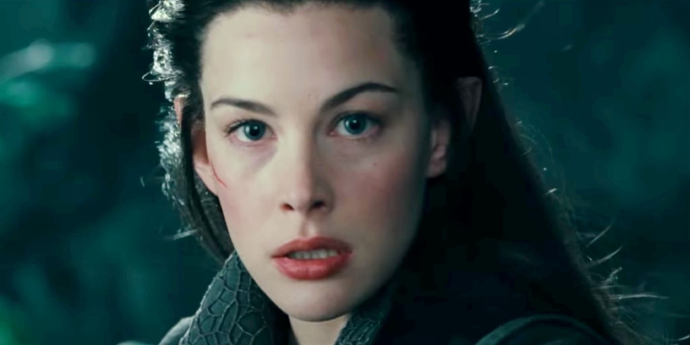 Liv Tyler as Arwen in The Lord of the Rings.