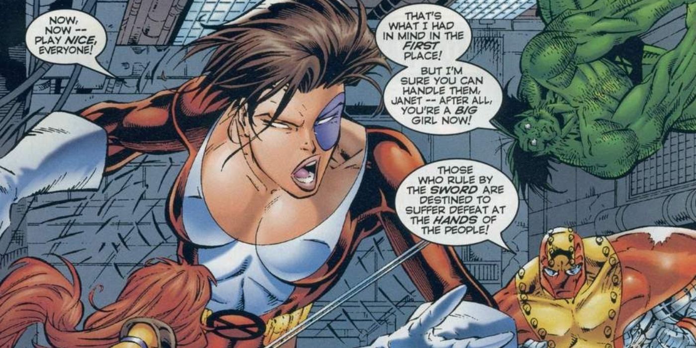 جانيت فان داين الملقب Elasti-Girl في X-Patrol. 