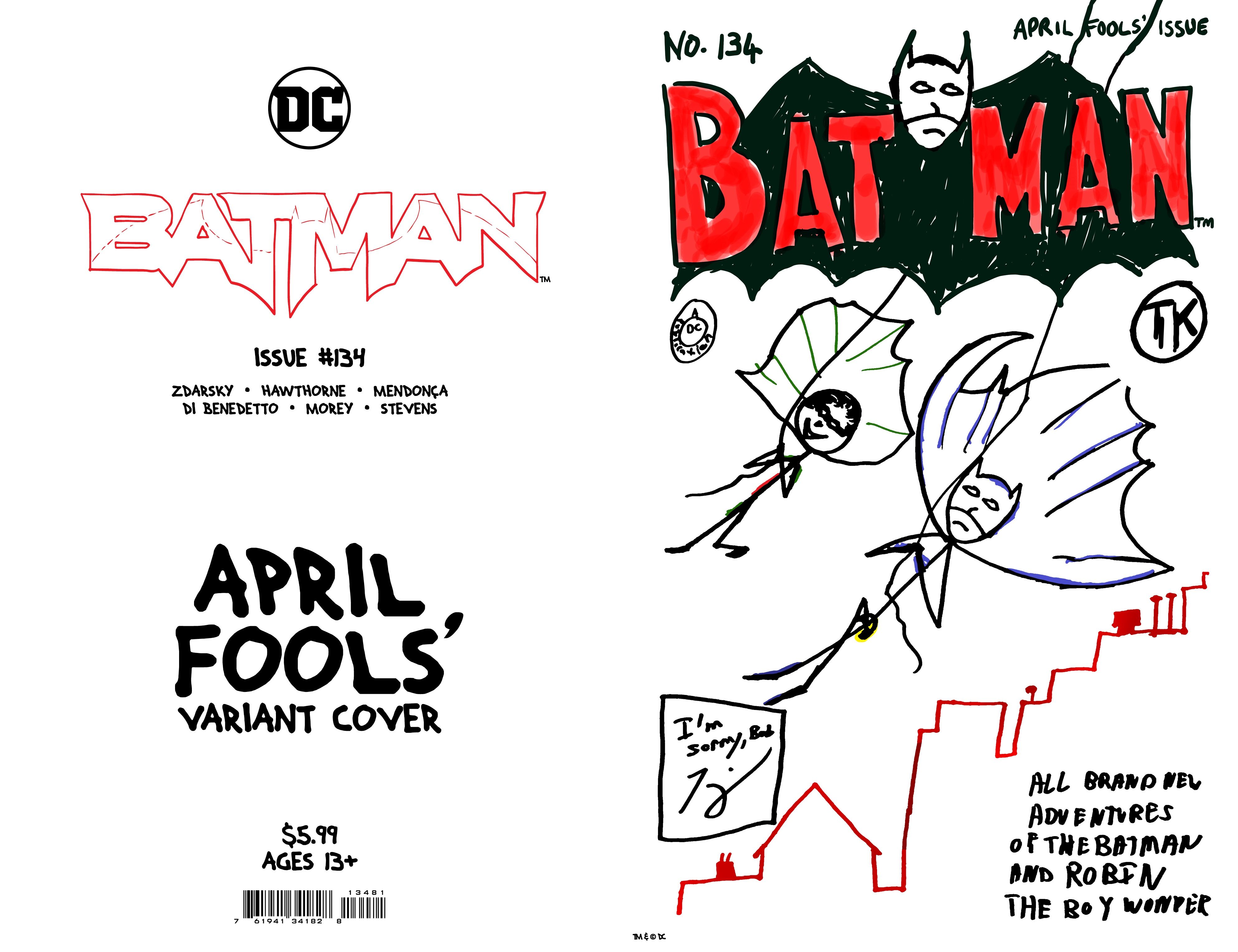 Variante do Dia da Mentira do Batman