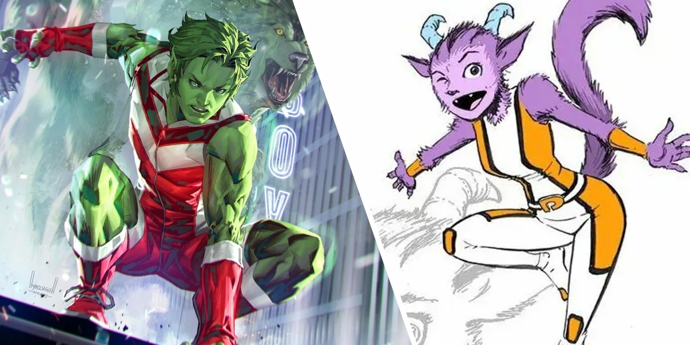 Beast Girl and Beast Boy DC Comics