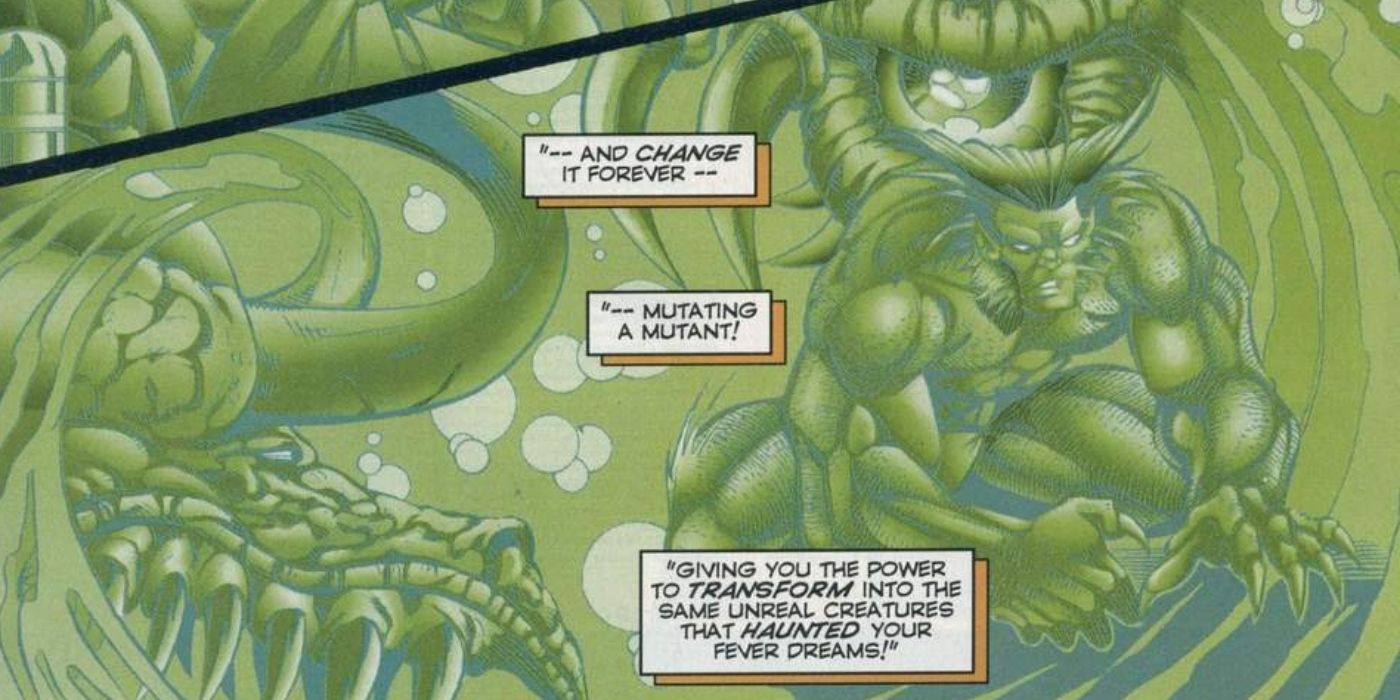 Beastling explaining his powers in X-Patrol.