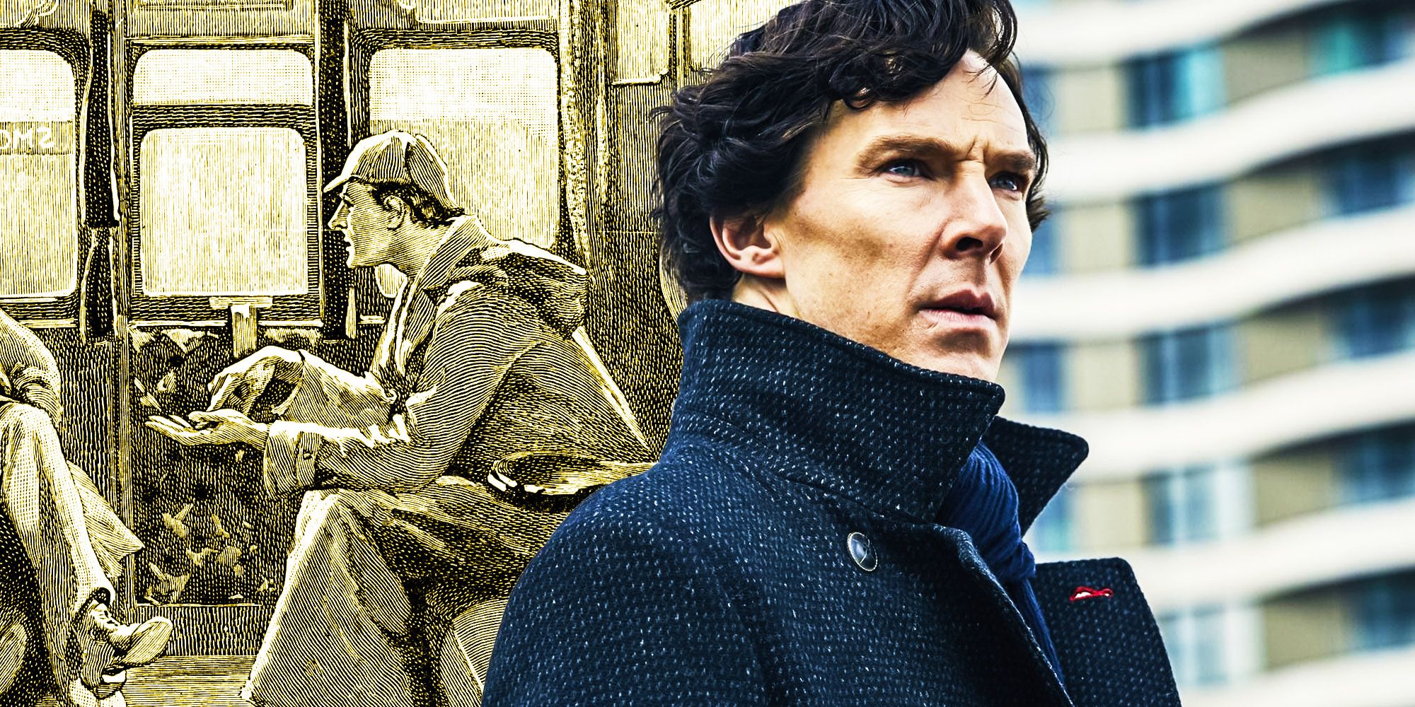 Benedict Cumberbatch Sherlock Holmes illustration