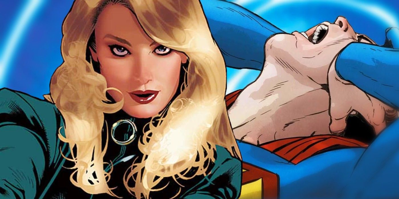 black canary takes down superman