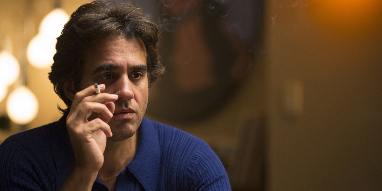 Bobby Cannavale smoking a cigarette in Vinyl