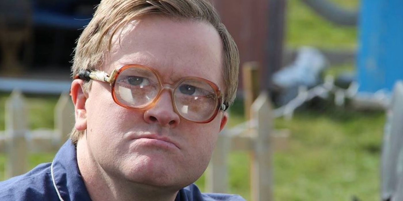 Bubbles looking angry in Trailer Park Boys