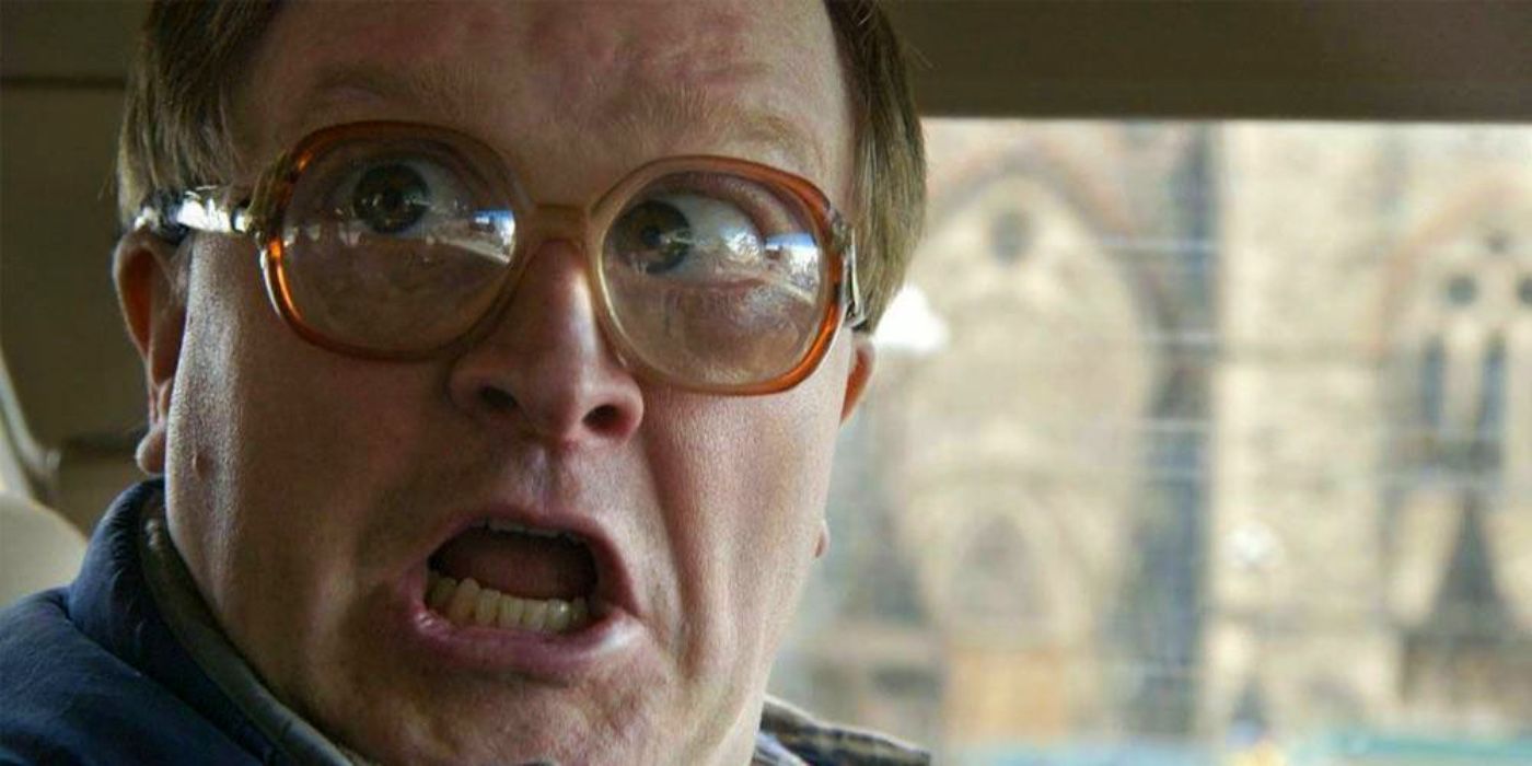 Bubbles looking scared in Trailer Park Boys