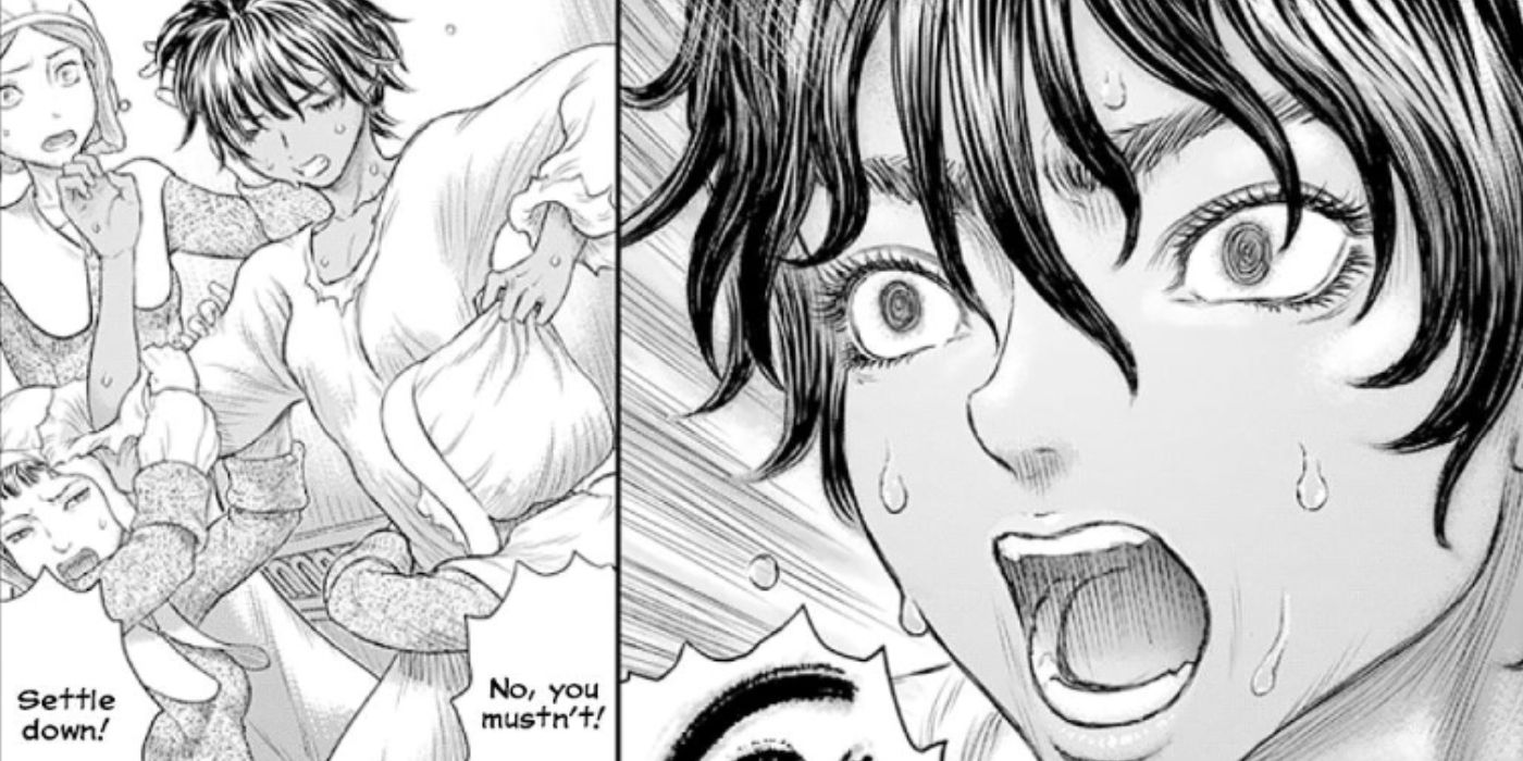 Casca freaks out in Berserk chapter 372