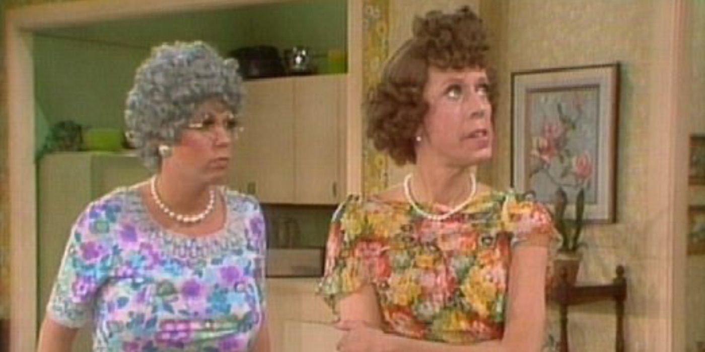 Eunice discute con mamá en The Carol Burnett Show