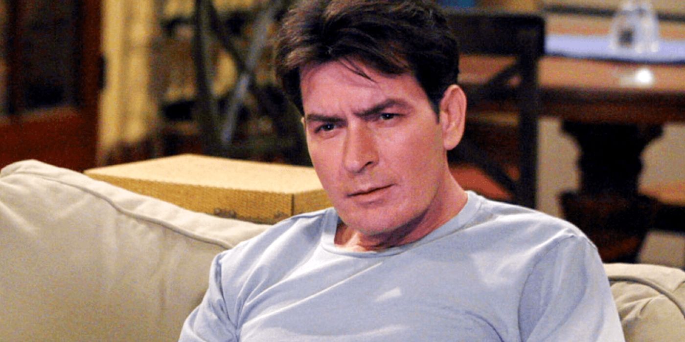 Charlie Sheen as Charlie Harper in Two and a Half Men.