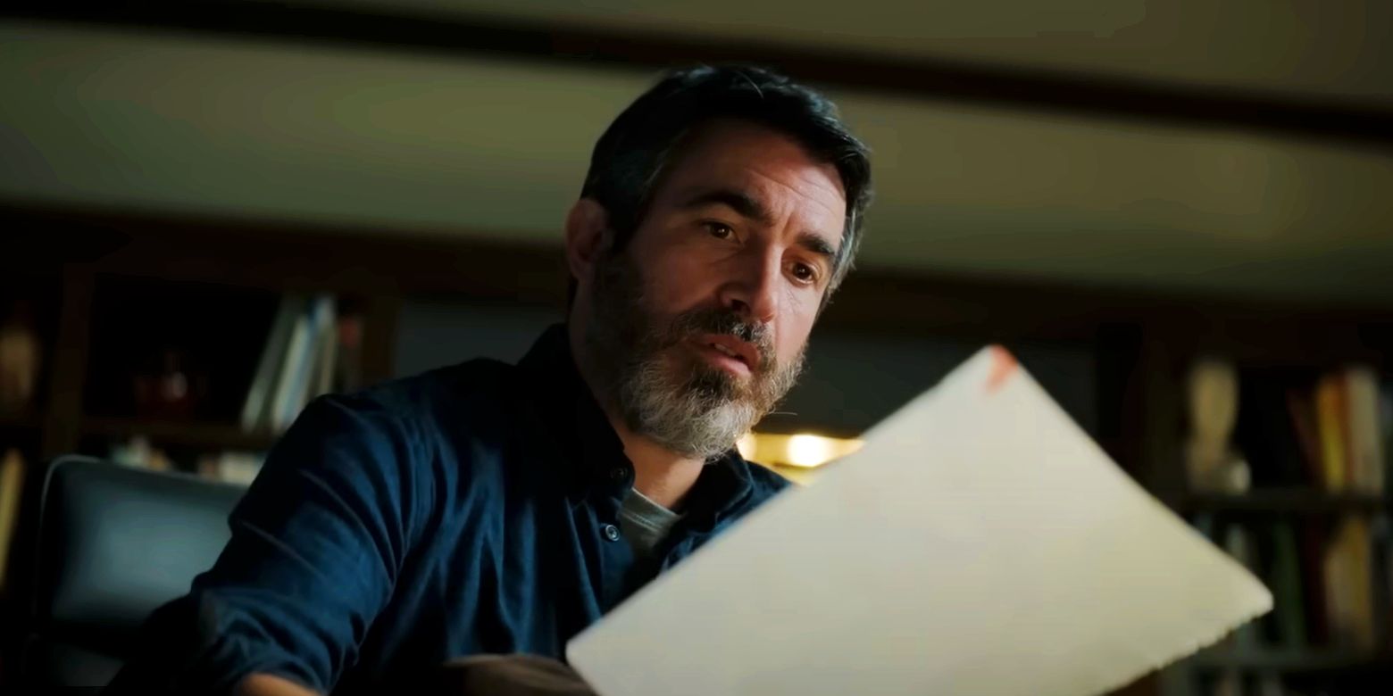 Chris Messina as Will looking at paper in The Boogeyman