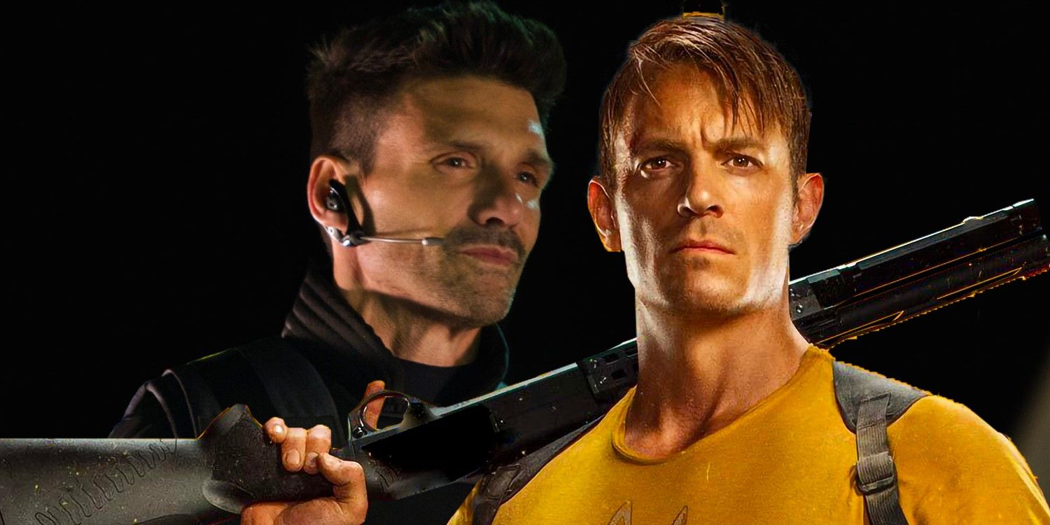 Composite of Frank Grillo In Captain America The Winter Soldier and Joel Kinnaman as Rick Flag