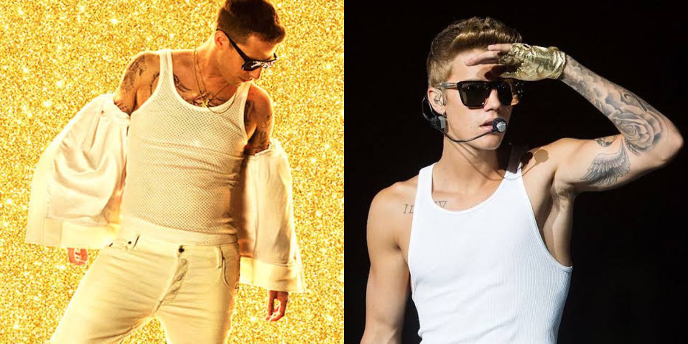 Conner in Popstar and Justin Bieber