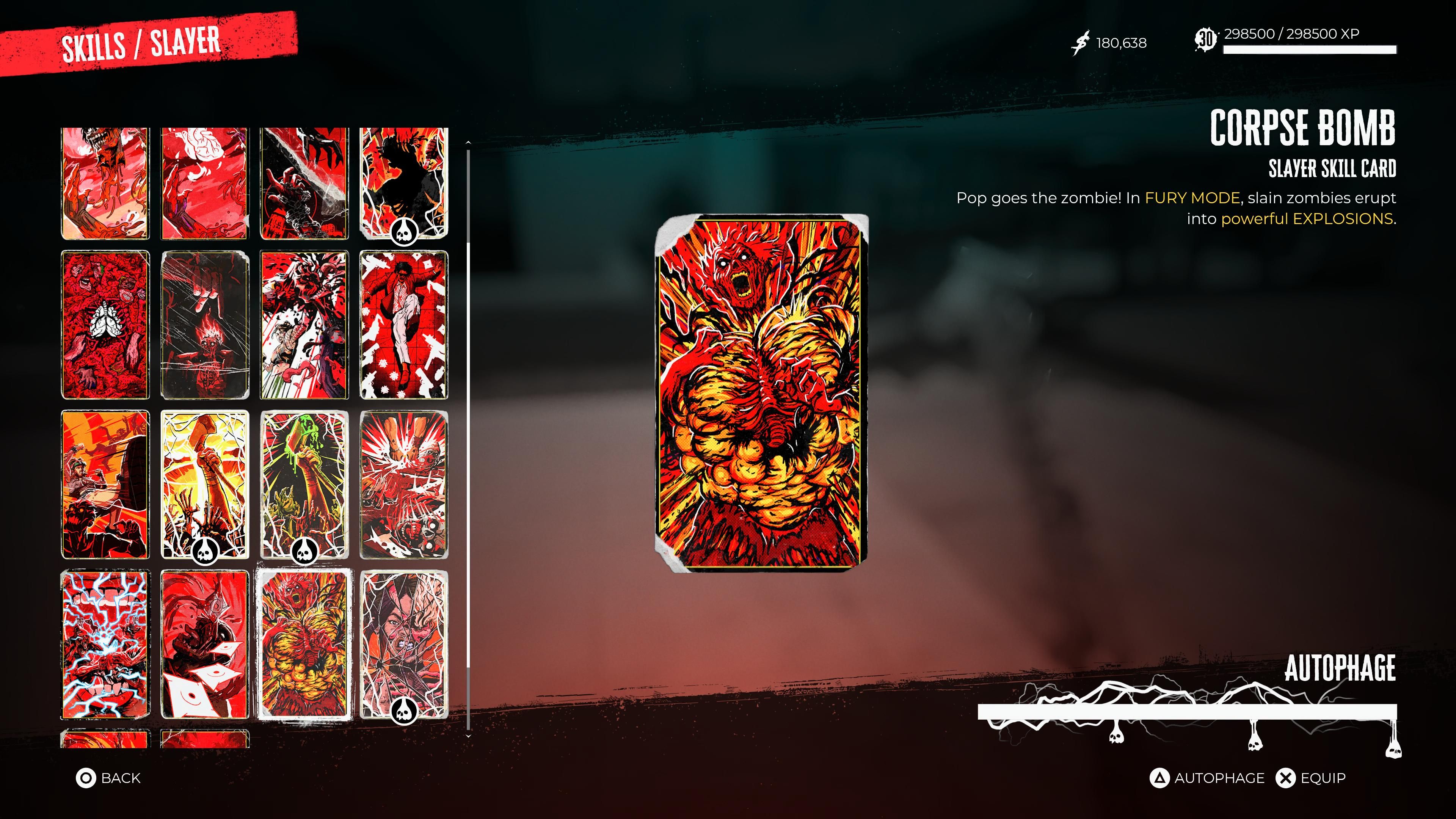 Corpse Bomb Skill Card in Dead Island 2