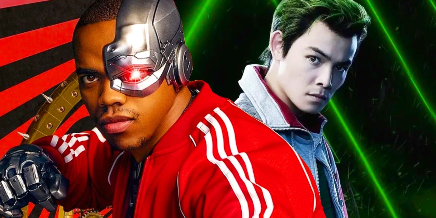 Cyborg and Beast Boy in Titans:Doom Patrol Crossover
