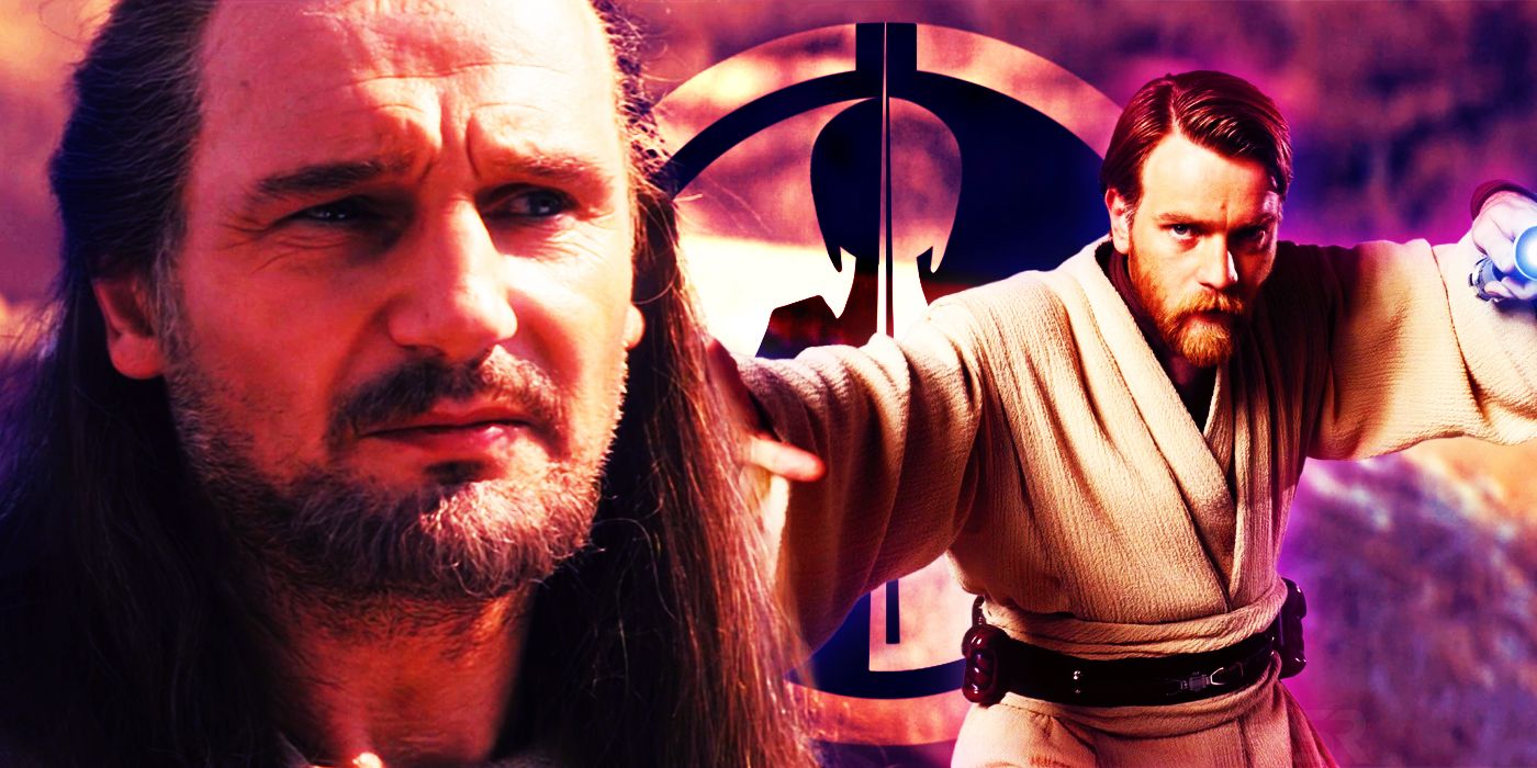 Qui-Gon Jinn and Obi-Wan Kenobi in Star Wars.