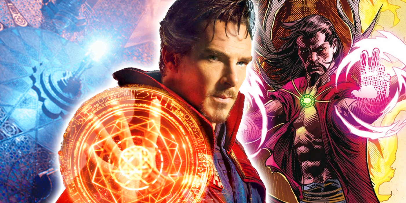 doctor strange in the mcu with the book of vishanti and agamotto