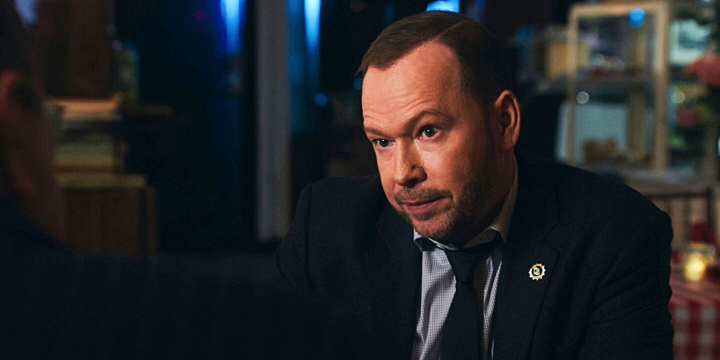 Donnie Wahlberg as Danny looking serious in Blue Bloods season 13