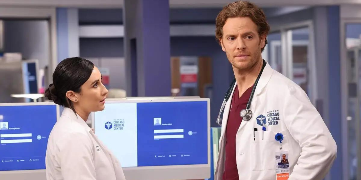 Dr. Nellie Cuevas and Dr. Will Halstead Chicago Med