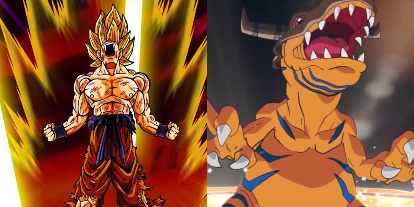 Dragon Ball and Digimon.