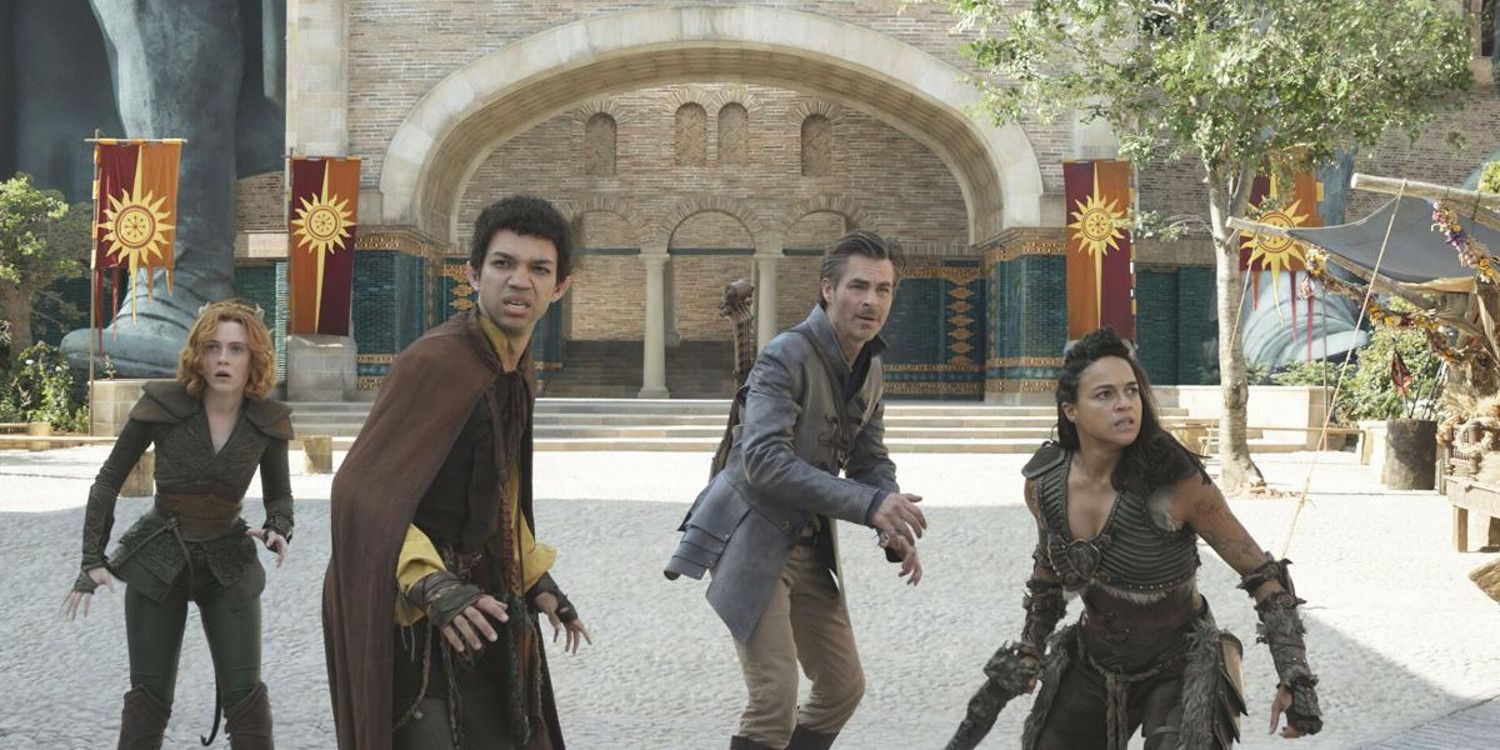 The final battle in Dungeons and Dragons Honor Among Thieves.