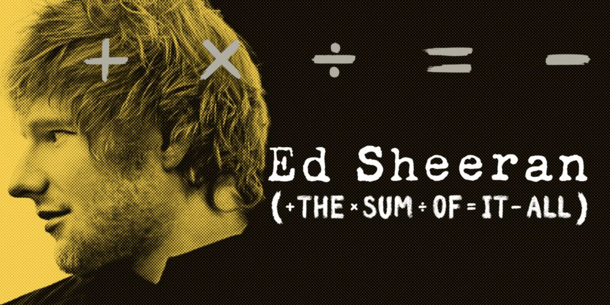 Ed Sheeran features on The Sum Of It All key art