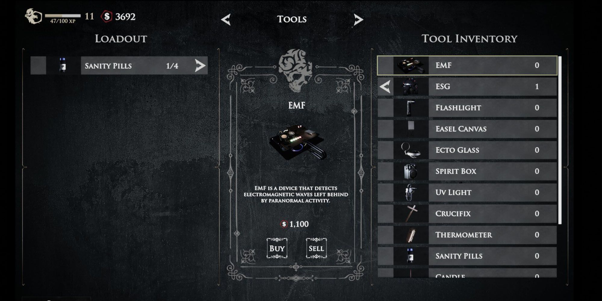 EMF tool demonologist