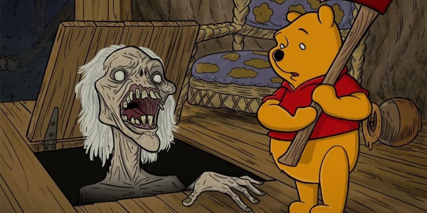 Winnie The Pooh Vs Deadite In Unlikely Evil Dead Crossover Art