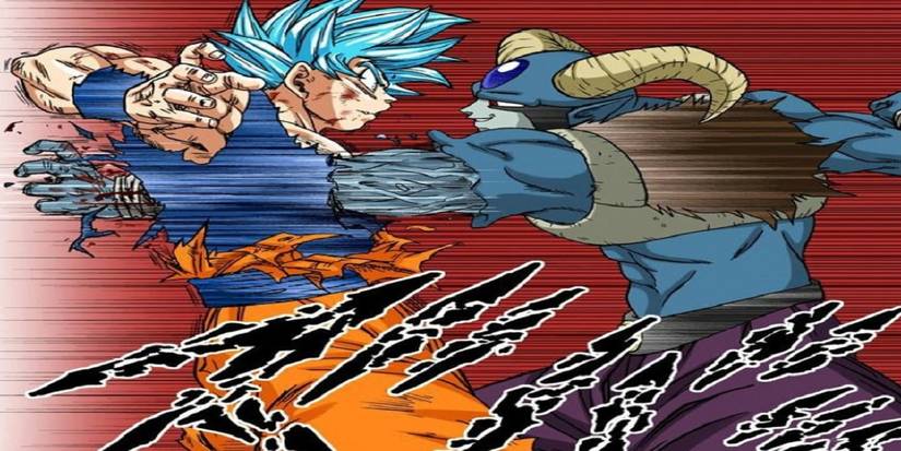 Moro wounds Goku