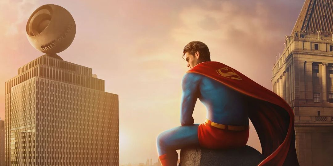 Fan poster imagining Superman: Legacy in classic fashion