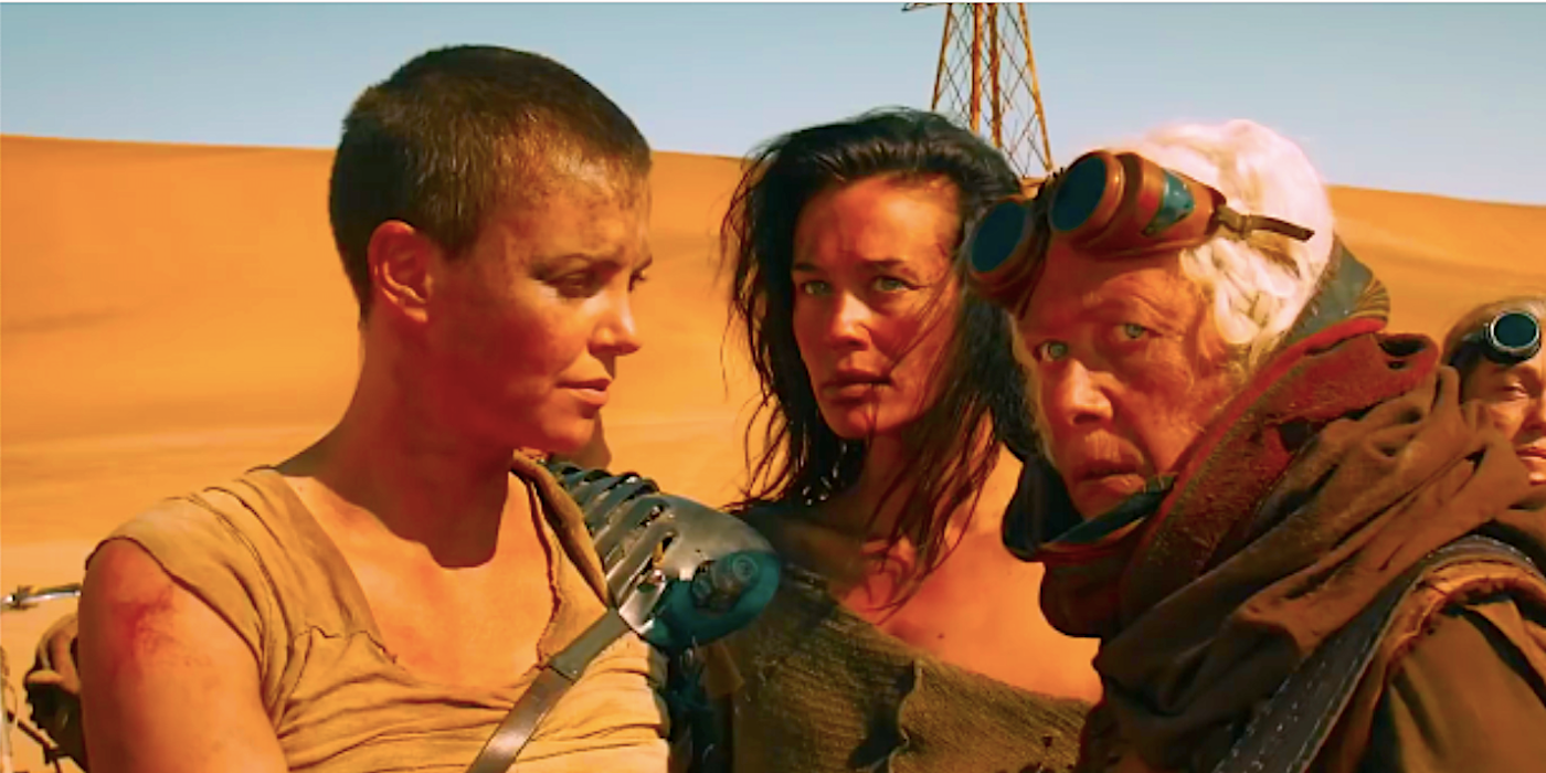 Furiosa at the Green Place in Mad Max Fury Road