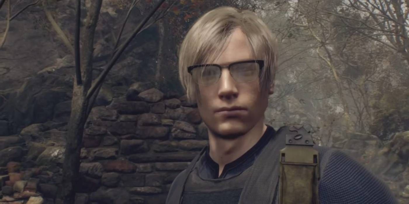 Resident Evil 4 Remake Leon Wearing Glasses (Lexington) Accessory as Cosmetic Item that Doesn't Affect Gameplay