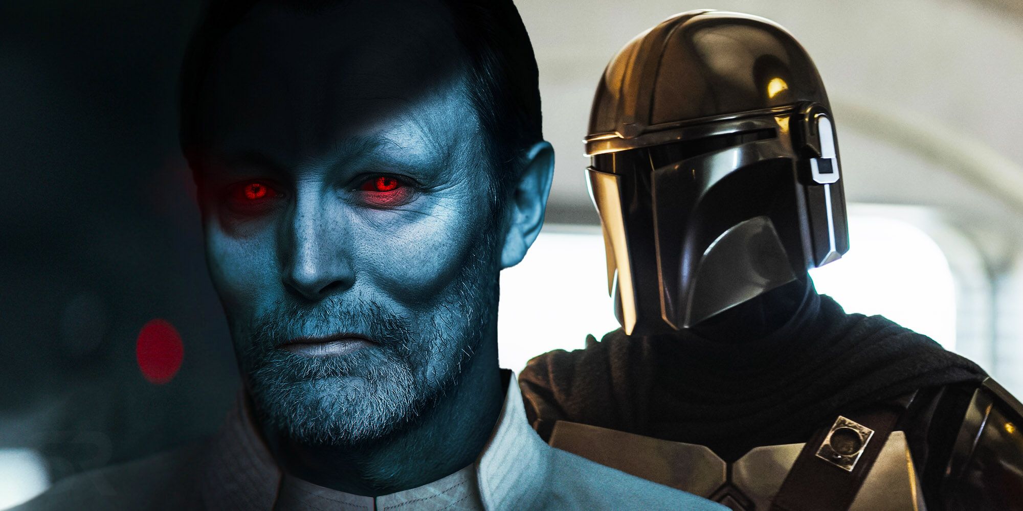 Din Djarin and Thrawn concept.