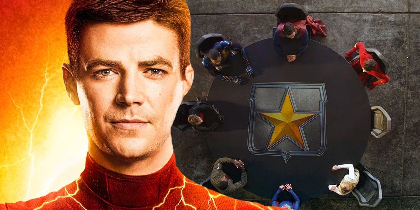 Grant Gustin's Flash and the Arrowverse Justice League