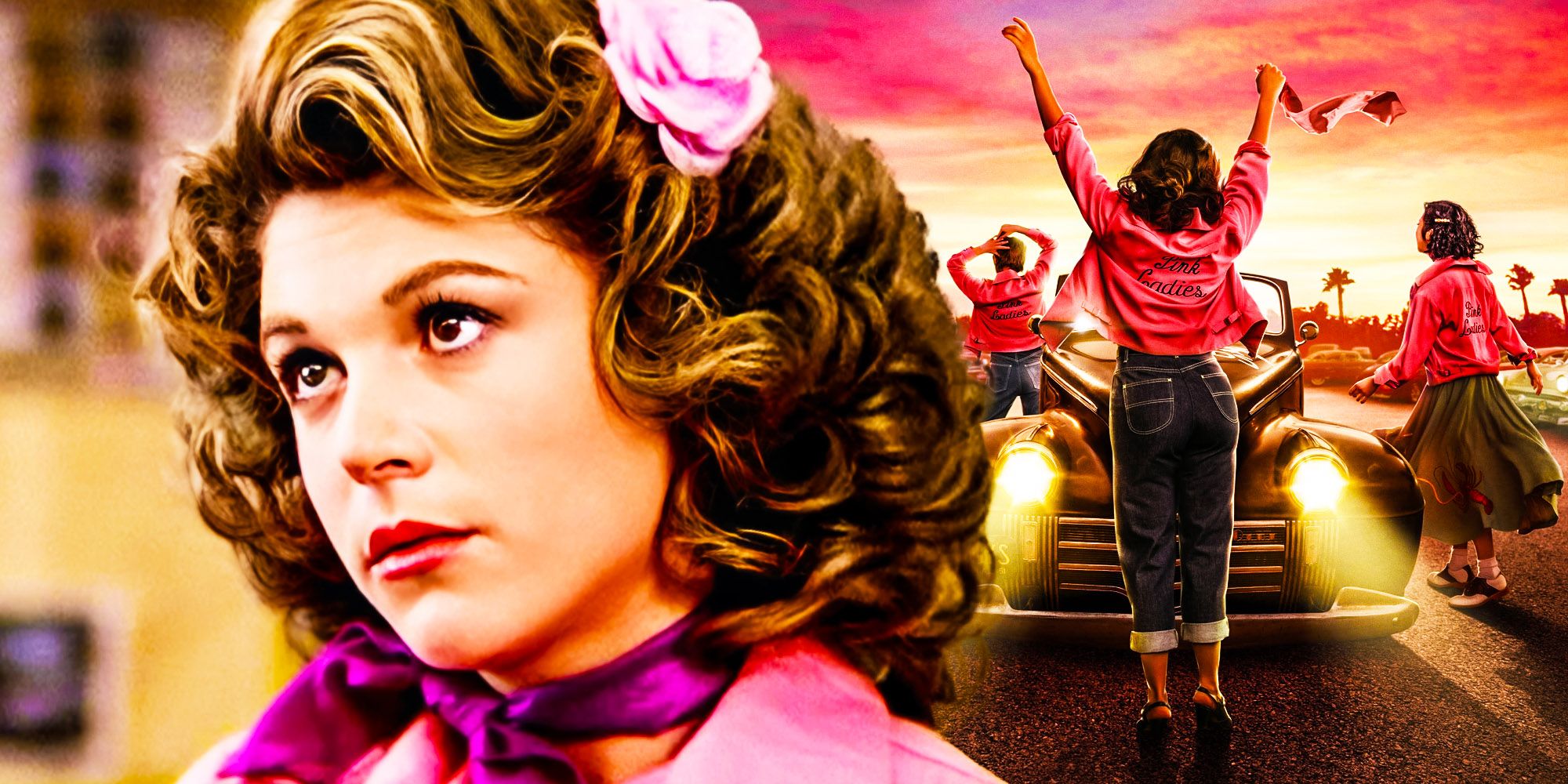 Dinah Manoff as Marty Maraschino in Grease, Rise of the Pink Ladies