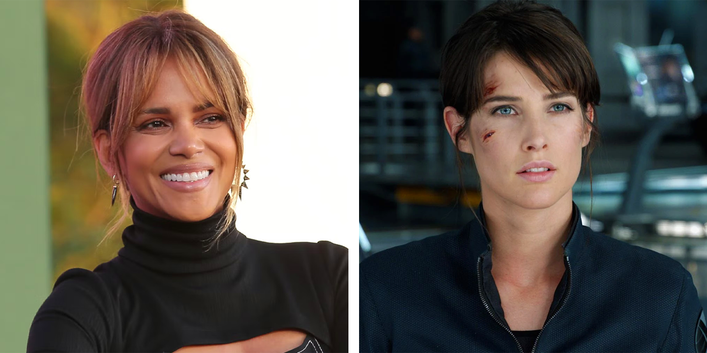 Halle Berry and Kobe Smulders as Maria Hill