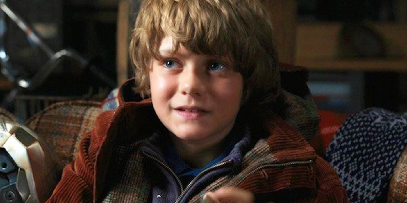 harley keener smiling uncertainly in iron man 3 and young avengers