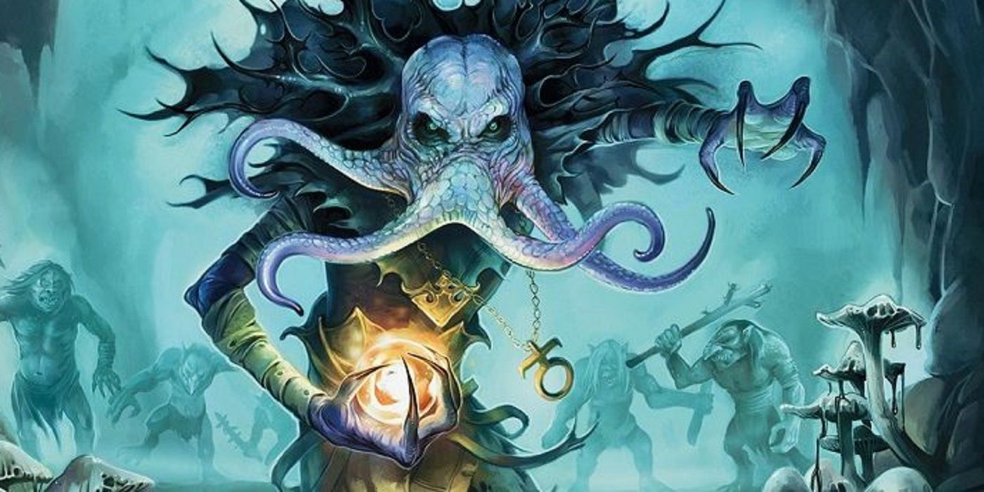 Uma ilustração de um Mind Flayer